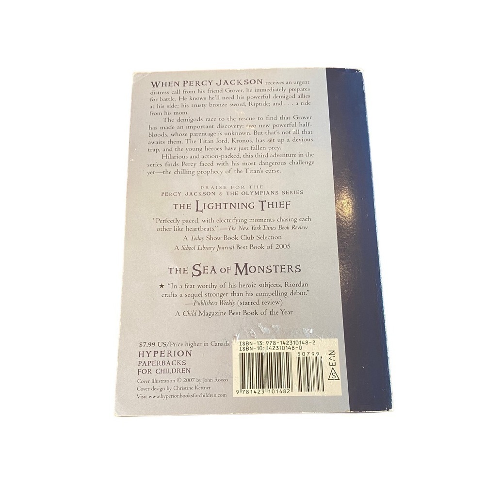 The Titan’s Curse Paperback by Rick Riordan - Picture 2 of 2